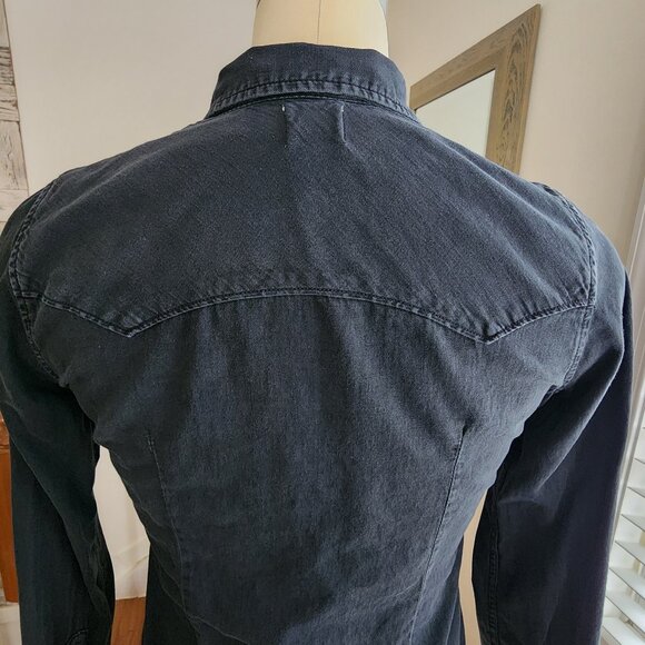 GAP 1969 Denim Western Shirt Size S Petite - Picture 5 of 11